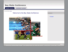 Tablet Screenshot of baystateconference.org